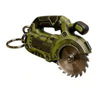 Liqzirtu Chainsaw Key Ring - Portable Keychain Ornament, Mini Tool, Carpenter Style Charm | Fun Gift Accessory for Woodworkers Diy Fans Men Father Husband Mechanics