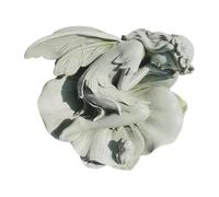 Liqzirtu Fairy Garden Statue, Angel Figurine Decor, Flower Fairy Ornament