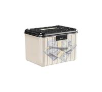 Liqzirtu fuerte combinada: contenedor organizador con cerradura, contenedor de almacenamiento | con cerradura de código de 4 dígitos para herramientas, medicina, dinero, llaves, equipo de caza