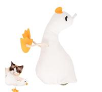Liqzirtu Juguetes Catnip para Gatos, para Gatos con Catnip - Catnip Duck Shape Mastiching Toy,Bola de Gato Suave con para Animales interactivos de Papel absoluto para Reducir el aburrimiento