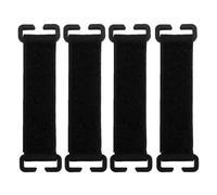 Liqzirtu Mochila juntas-4 piezas de puentes de parche suave fijación del parche, tira de exhibición | Parches multifuncionales, función ligera oeste, parche para mochilas al aire libre, Negro, Se