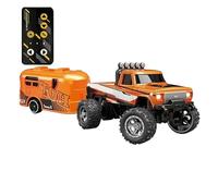 Liqzirtu Monstruo controlado a Distancia - Coche controlado a Distancia 2,4 GHz, camión RC con 2 baterías | Más de 80 Minutos, Calentadores externos, para niños de 4 a 7, 8-12 A