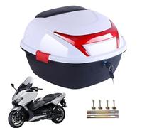 Liqzirtu Motorcycle Trunk Box - Case de Equipaje Trasero, Organizador de Almacenamiento de Servicio Pesado | Gran Estuche para Zapatos de Casco y Equipo, Caja de Troncos de Motocicleta duraderos para