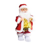 Liqzirtu Papá Noel Che twerka - Juguete de Papá Noel, Muñeca eléctrica de Babbos Natales | Babbos Navidad sacudiendo el Asiento muñeca de Peluche Relleno, Juguete Animado para el hogar
