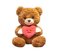 Liqzirtu Peluche de Oso Que el corazón - Juguete de Peluche del día de San Valentín, Lindo muñeco de Almohada de Oso de Peluches, Regalo de Amor romántico | Dulces Osos de Peluches para Novia, Mujer