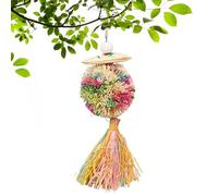 Liqzirtu Shredder Ball Bird Toy, Bird Shredder Ball Spielzeug Lust auf Spielzeug für Vögel, Fun Futtersuche Spielzeug für Vögel, Verbesserung der Käfig -Haustiervorvorräte für Cockatiel