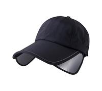 Liqzirtu Sombrero de Golf para Mujer | Amplios Gorros de Sol Impermeables | Casual Sombreros con Tesa para Deportes al Aire Libre Golf Ciclismo Correr Viaje, Negro, L