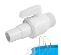 Liqzirtu Válvula para Piscina - Construcción Robusta, Forma de Pase para Filtro Universal | Interruptor de derivación de Agua para Piscinas domésticas, Garantiza filtraciones y Mantenimiento