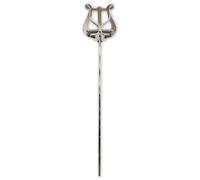Lira para Instrumentos de Viento - para válvulas de pistones Instrumentos de viento metal (Trompetas Fliscornos Cornetas Barítono Bombardino Tuba) Lyre for Brass Instruments (Niquelado)