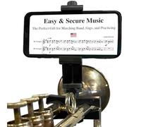 Lira para teléfono Gripophone Trompet: Monta tu teléfono de Forma Segura en tu bocina, Lee fácilmente música Desde PDF, Toma Videos Mientras reproduces, Fabricado en Estados Unidos