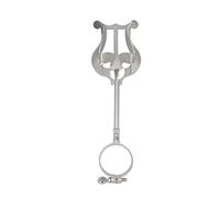 Lira plegable para clarinete, accesorios para músicos, soporte para lira, trombón soprano, eufonio, clarinete y carpeta y carpeta, soporte de clip de música