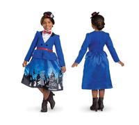 LIRAGRAM- Disfraz Disney Mary Poppins Azul Deluxe Talla 5-6 Años (1)