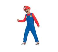 LIRAGRAM- Disfraz Nintendo Super Mario Elevated Fancy Talla 7-8 Años, Multicolor (1)