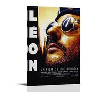 LIRAHRNNKA Leon The Professional - Póster decorativo de lienzo estético para pared, decoración moderna de dormitorio, 50 x 75 cm, estilo marco