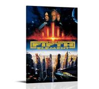 LIRAHRNNKA Póster decorativo de The Fifth Element en lienzo estético para decoración de pared, decoración moderna de dormitorio, 40 x 60 cm, estilo marco