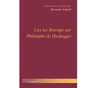 Lire les Beiträge de Heidegger (HR.RUE SORBONNE)