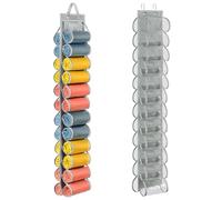 Lirex Colgando Yoga Legging Organizador de Almacenamiento con 24 Bolsillos, Plegable Tela Oxford Organizador de Armario Camisas Vaqueros Colgador de Calcetines Soporte para Familiar Armario Dormitorio