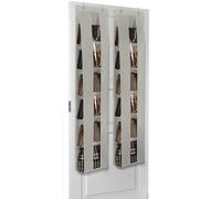 Lirex Organizador de Bolsos para Puerta, Pack de 2 con 6 Niveles, Organizador Ahorra Espacio para Puerta o Armario, Guardar y Organizar Bolsos, Colgador de Bolsos, Gris
