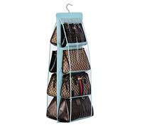 Lirex Organizador para Colgar Bolsos, de 8 Bolsillos Colgante, para Armario de Tela Oxford Armario Familiar, Dormitorio, Plegable y Ajuste Universal