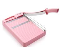LIRHIQYGF Cortadora de Papel, Longitud de Corte de 12", cortadora de Papel Resistente con protección de Seguridad y Bloqueo, cortadora de Papel de 12 Hojas, cartulina/Laminado