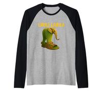 Lirili Larila Meme Italiano Brainrot Extraño Absurda Camiseta Manga Raglan