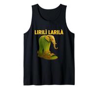 Lirili Larila Meme Italiano Brainrot Extraño Absurda Camiseta sin Mangas