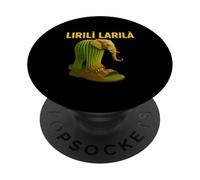 Lirili Larila Meme Italiano Brainrot Extraño Absurda PopSockets PopGrip Adhesivo