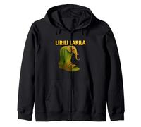 Lirili Larila Meme Italiano Brainrot Extraño Absurda Sudadera con Capucha