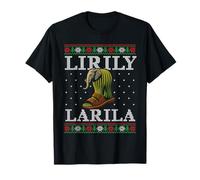 Lirily Larila Ugly Christmas Sweater Italian Brainrot 2025 Camiseta