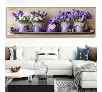 Lirio del valle Diamond Painting Florero Diamond Painting Adultos Grande XXL, 5D Cuadro Diamantes Manualidades Adultos, DIY Pintura Diamante Punto de Cruz para Decoración Pared Hogar, 30x90cm,Model328