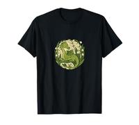 Lirio del Valle Dragón Ilustración Dragones de flores Camiseta