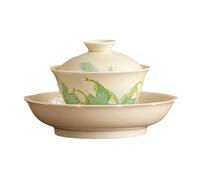 Lirio del valle pintado a mano de cerámica de 109 ml solía decir que no está caliente cubrir un cuenco con exquisita capacidad doméstica: tres talentos cubren un cuenco.