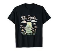 Lirios y ensoñaciones Kawaii Frog Cottagecore Camiseta