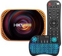 LIROM Android TV Box 11.0 4GB RAM 128GB ROM, S905X4 Quad-Core 64Bit con Dual-WiFi 5Ghz/2.4Ghz BT 4.2, USB 3.0 Ultra HD 8K/4K H.265 1000M Decodificador,4gb+32gb