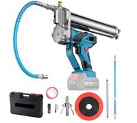 LIROPAU Pistola engrasadora a batería engrasadora Compatible con Makita 18V | pistola engrasadora eléctrica a batería, manguera de 45cm, 1 alicates de bloqueo, punta puntiaguda, engrasadora