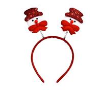 LiRRvb Accesorios de fiesta de Navidad, diadema de alce brillante, accesorios de vacaciones, diadema para reuniones familiares, accesorio decorativo para el cabello, disfraz de Papá Noel
