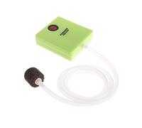 LiRRvb Acuario portátil AA alimentado por pilas AA para tanque aireador oxígeno con piedra y calentador tu, termómetro de luz, decoración, filtro de roca grande y pequeño, filtro de arena de grava