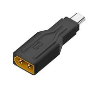 LiRRvb Adaptador de conector de alimentación tipo C adecuado para carga rápida en campos de competición y escenarios de viaje, adaptador de carga rápida portátil