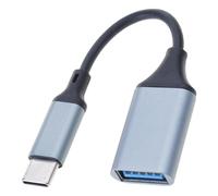 LiRRvb Adaptador rápido tipo C a USB 3.0 para transferencias rápidas de archivos y ampliación de conexión de dispositivos, adaptador de teléfono inteligente