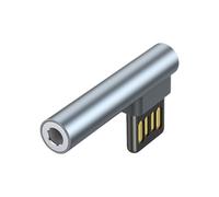 LiRRvb Adaptador USB a 3,5 mm para escucha estéreo y llamadas compatible con computadoras de escritorio y portátiles para escuchar estéreo y convertidores de auriculares de llamada