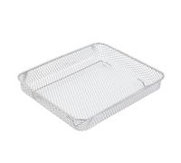 LiRRvb Cesta de aire grande para bandeja de acero inoxidable XL, bandeja para hornear, deshidratador, estante de deshidratación, estante de repuesto para horno tostador de papas fritas