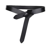 LiRRvb Cinturones de cintura de poliuretano con diseño de nudos, cinturón delgado ajustable para mujer y niña, pantalones vaqueros, falda, abrigo adelgazante, versátil, cinturones de poliuretano para