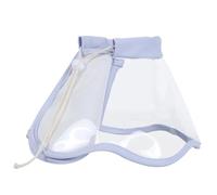 LiRRvb Collar de recuperación transparente para gatos, práctico collar higiénico en forma de cono para ayudar a la recuperación después de dejar de lamer para perros pequeños