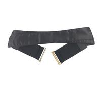 LiRRvb Corsé de cintura adelgazante con cuerda elástica con hebilla de aleación para mujer, vestido de banquete, camisa, abrigo, cintura, cinturón, banquete, Negro, Talla única