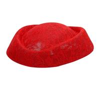 LiRRvb Delicado tocado base tendencia Sinamay sombrero para mujeres bodas y vestidos formales añade un toque de tocado francés a granel liso para, B, Talla única