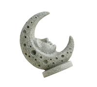 LiRRvb Estatuas de lunas, estatuas de lunas, diosas, esculturas, adorno para el hogar, escritorio, objetos decorativos para los amantes de los lunares