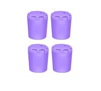 LiRRvb Juego de 4 protectores de cola de caña de pescar, juego de accesorios de protección para extremo de mango elástico