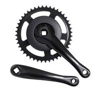 LiRRvb Juego de bielas multifunción 44T para bicicleta 44T, juego de platos de una sola velocidad, instalación sencilla para actualizar tu ciclismo para ciclismo