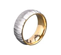 Lirzxin Wolfram Ring Partnerringe Damen Herren, Eheringe Hochzeit Ringe Verlobungsringe Trauringe Freundschaftsringe Damen Herren Matt Gehämmert Design Ring Geburtstag, Tungsteno, Sin piedra preciosa