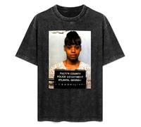 Lisa Left Eye Lopes Mugshot T-Shirt Unisex Black tee XXL